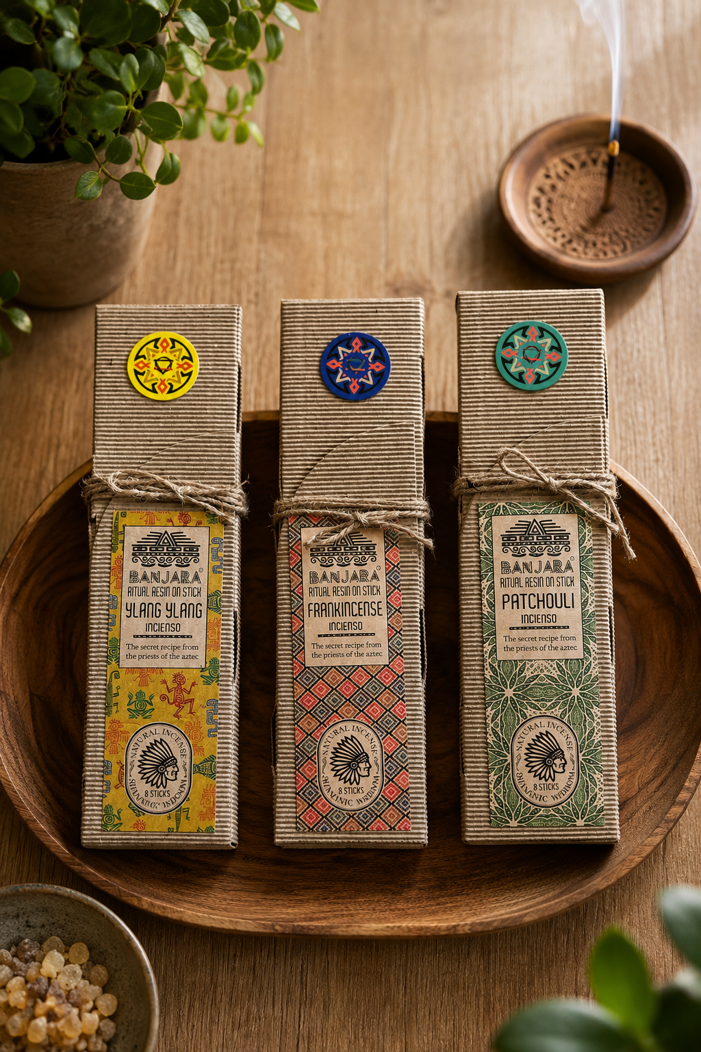 Banjara 3er Set - Ylang Ylang - Frankincense - Patchouli