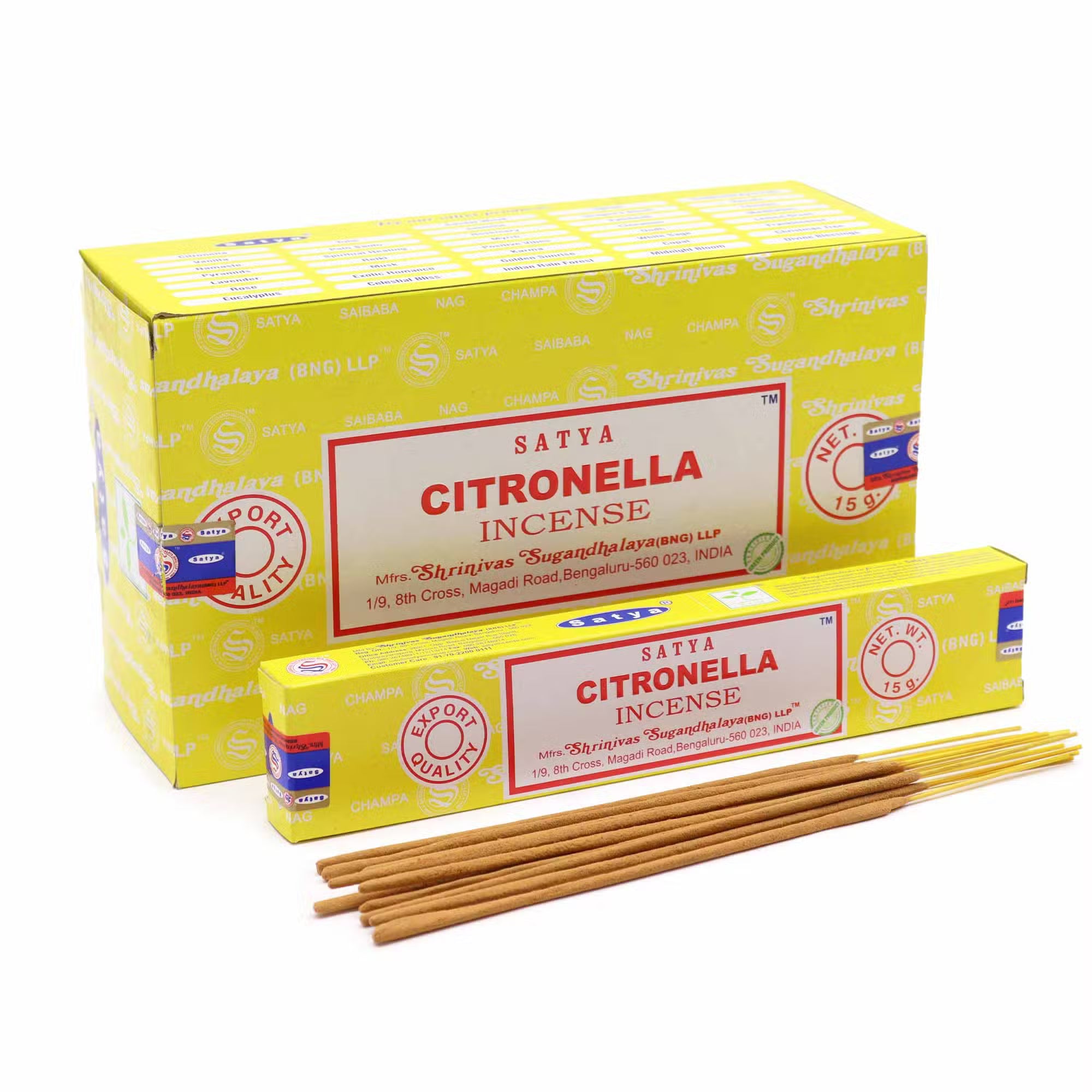 Satya - Citronella - Räucherstäbchen